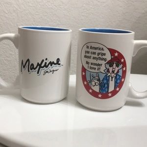 Set of 2 Maxine coffee mugs